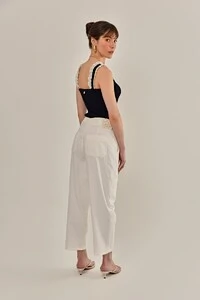 Calça Mabel Sarja Tinturada