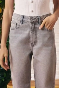 Calça Cigarrete Jeans Gray