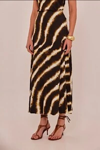 Saia Toledo Viscose Estampada