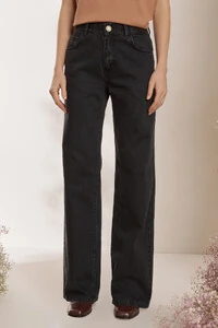 Cslça Reta Black Jeans