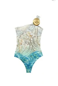 Maiô Abalone Detalhe Dourado