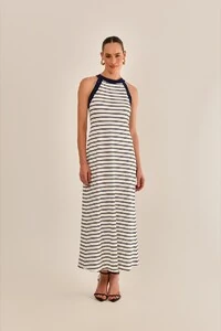 Vestido Rainbow Malha Listrada