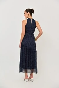 Vestido Malta Tule Mini Poá