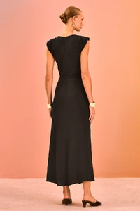 Vestido Jersey Drapeado