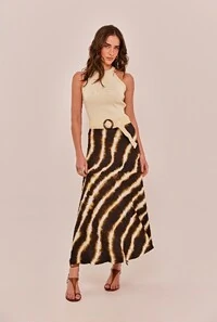 Saia Toledo Viscose Estampada