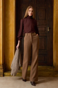 Blusa Gola Alta Mix Tecidos