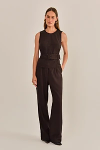 Calça Blues Alfaiataria Risca de Giz