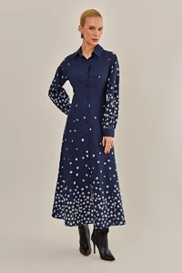 Vestido Eucalipto Tricoline