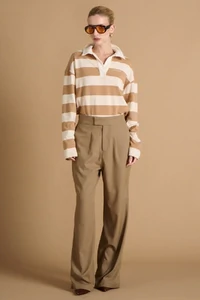 Blusa Oversized Gola Polo