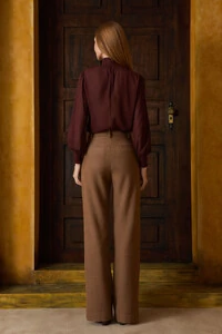 Blusa Gola Alta Mix Tecidos