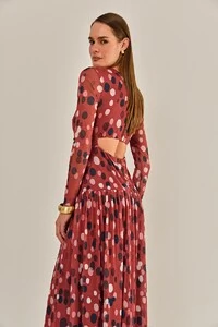 Vestido Diamond Tule Estampado
