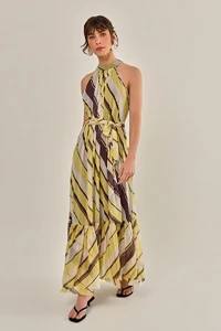 Vestido Jack Tule Estampado