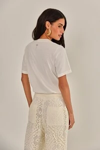 Camiseta Luzia Silk Off White