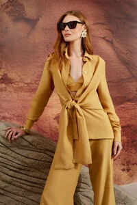 Camisa Amarração Com Top