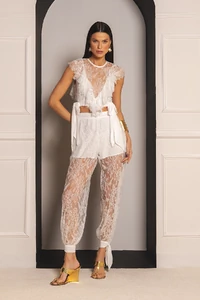 Calça Gamboa Off White