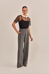 Calça Camila Alfaiataria Risca de Giz