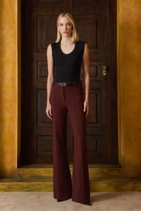 Blusa Ribana Decote V Preta