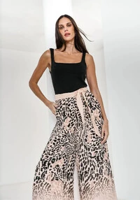 Calça Ampla Kaali Estampa