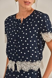 Blusa Ilza Crepe de Viscose