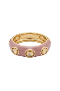 Pulseira Esmaltada Rosa