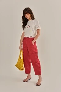 Calça Mabel Sarja Tinturada