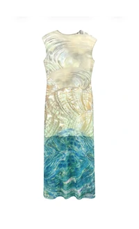 Vestido Tule Abalone