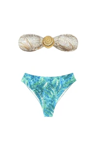 Biquini Abalone Detalhe Dourado