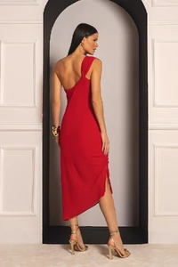 Vestido Leblon Vermelho