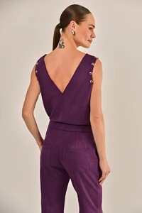 Blusa Catarina Suede