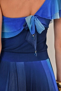 Blusa Peônia Tule Estampado