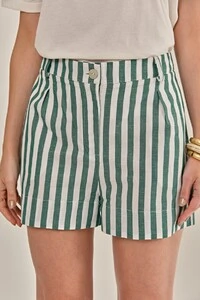 Shorts Lalia Tricoline Verde