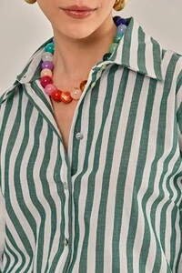 Camisa Lajos Tricoline Verde