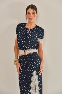 Blusa Ilza Crepe de Viscose