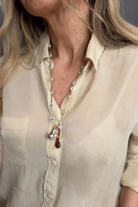 Colar Penca Vibes Dourada