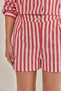 Shorts Lalia Tricoline Vermelho