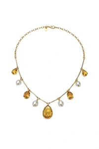 Colar Gotas e Pérolas