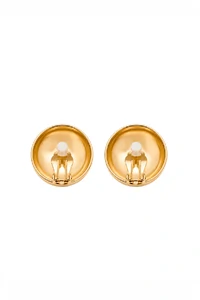 Brinco Canopla de Pressão Dourado