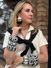 Pulseira Oval Bicolor