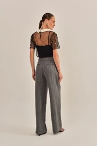 Calça Camila Alfaiataria Risca de Giz