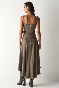 Vestido Alfaiataria Xadrex