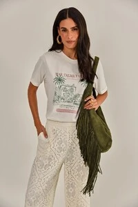 Camiseta Luzia Silk Off White