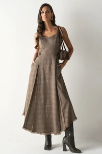 Vestido Alfaiataria Xadrex