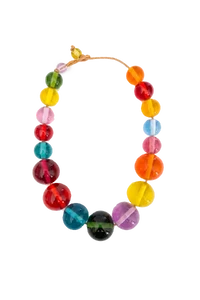 Colar Bolas Coloridas