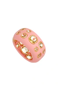 Pulseira de Resina com Cristais