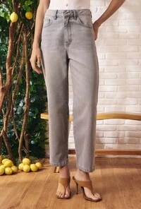 Calça Cigarrete Jeans Gray