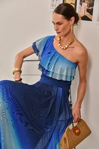 Blusa Peônia Tule Estampado