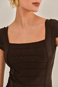 Blusa Dom Tricô Café
