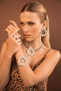 Bracelete Shine Prateado