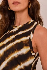 Blusa Tisse Viscose Estampada