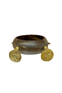 Pulseira Resina com Moedas